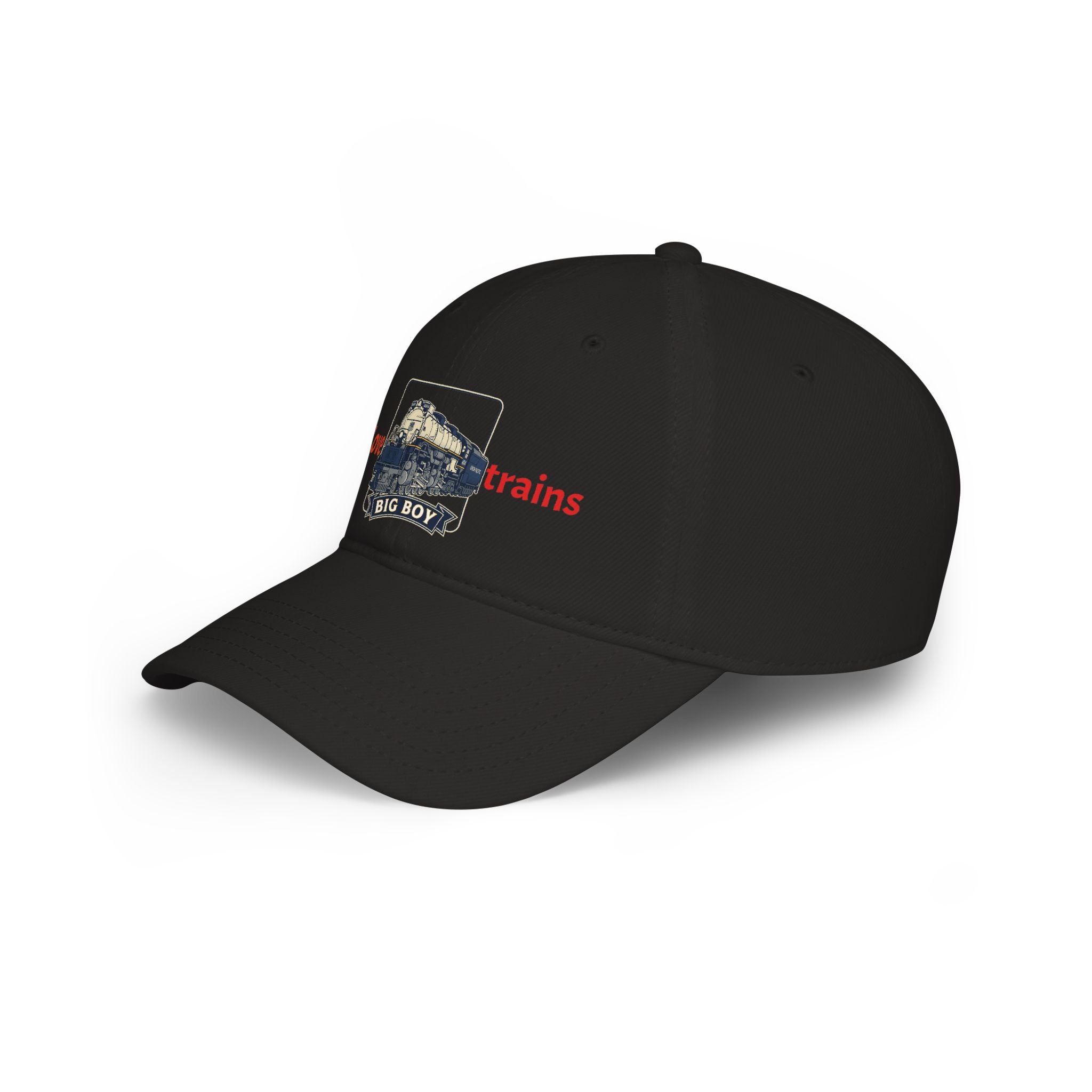 I Love Trains Big Boy Locomotive Low Profile Baseball Cap