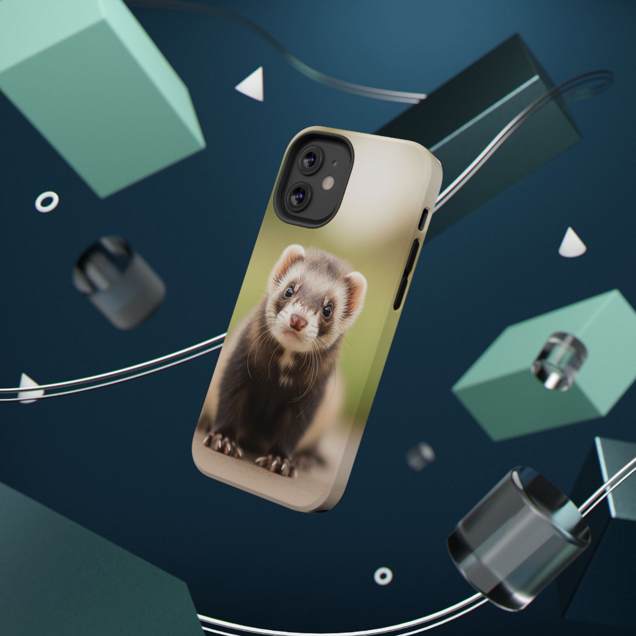 Cute Ferret Portrait Phone Case