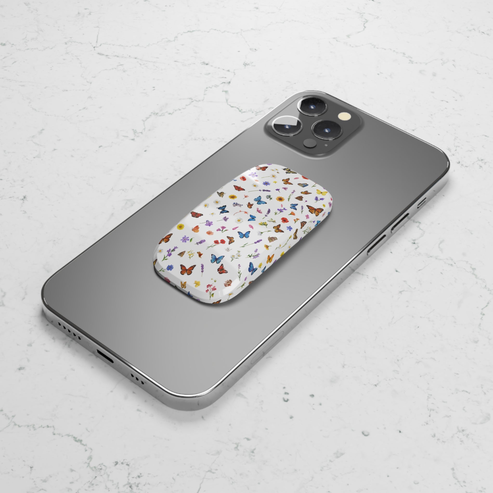 Butterfly Pattern Phone Grip | Click-On Grip