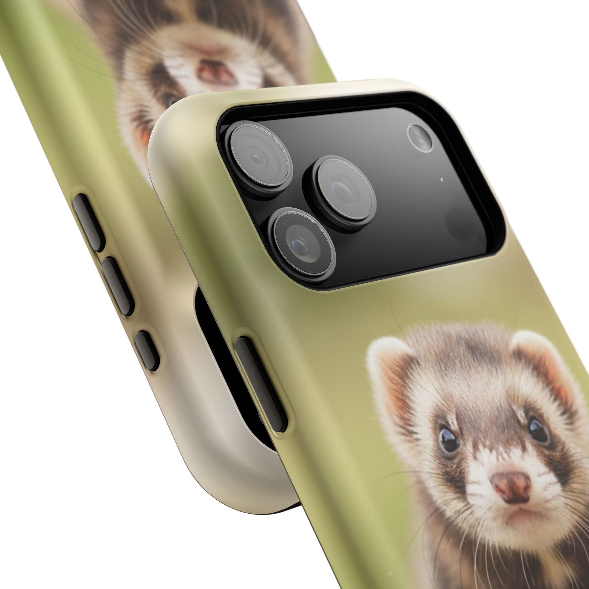 Cute Ferret Portrait Phone Case
