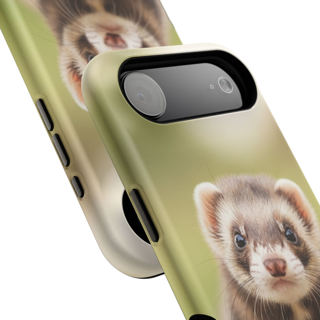Cute Ferret Portrait Phone Case