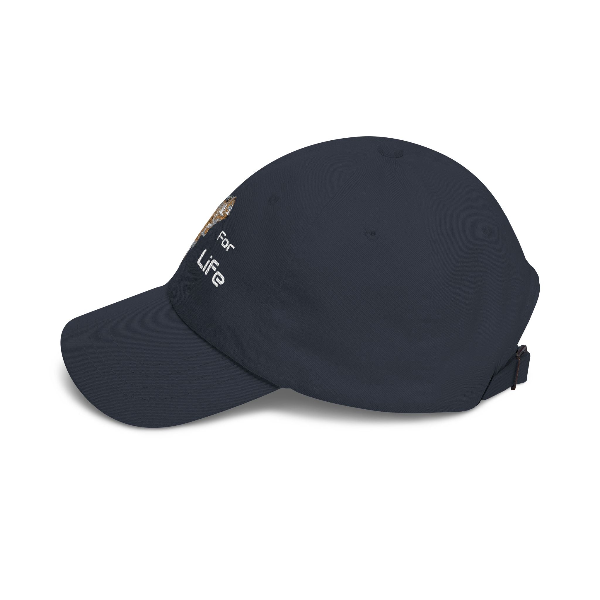Hooked For Life Fishing Dad Cap | Baseball Hat