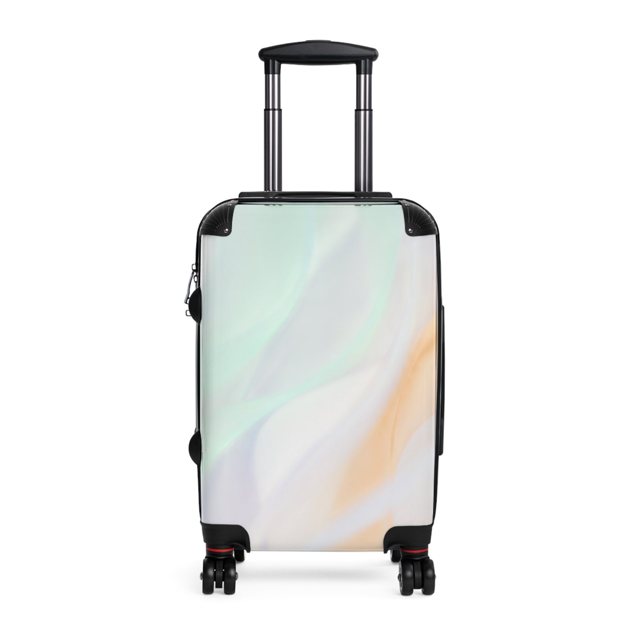 Suitcases/Abstract Swirl / Colorful Red, Blue & Gold Travel Luggage