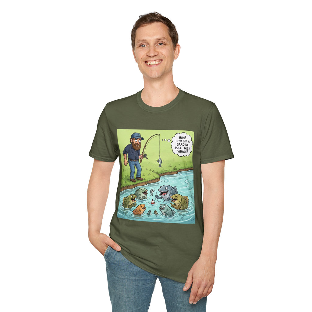 T-Shirt/Fishing Bass Cartoon | Funny Lure, Pond Fish