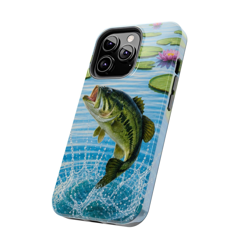 Largemouth Bass Jumping Phone Case | Tough Phone Case