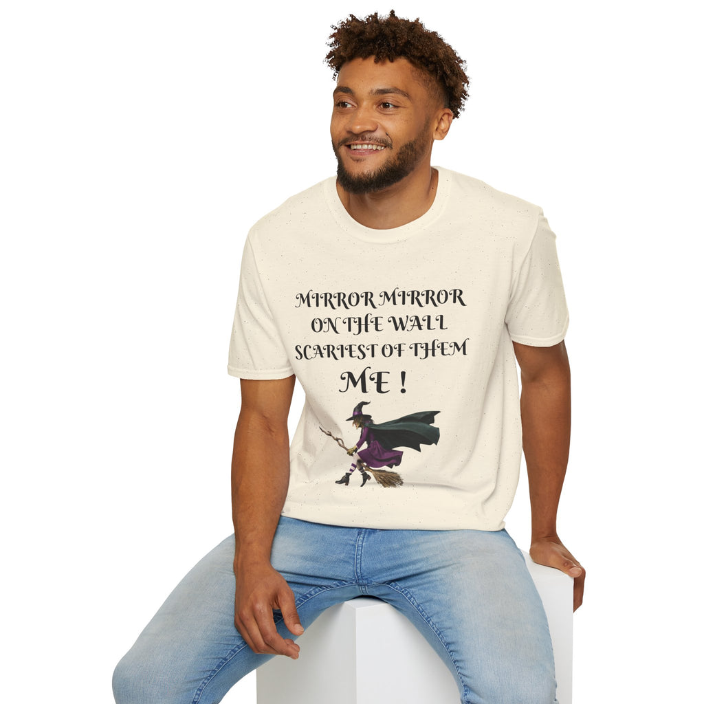 Mirror Mirror on the Wall Witch Illustration T-Shirt
