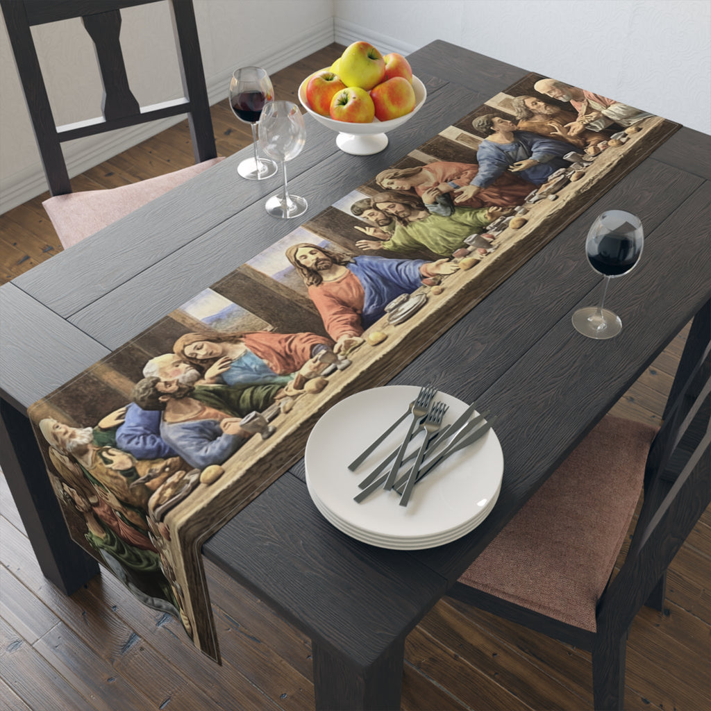 The Last Supper Table Runner | Religious Christian Dining Decor