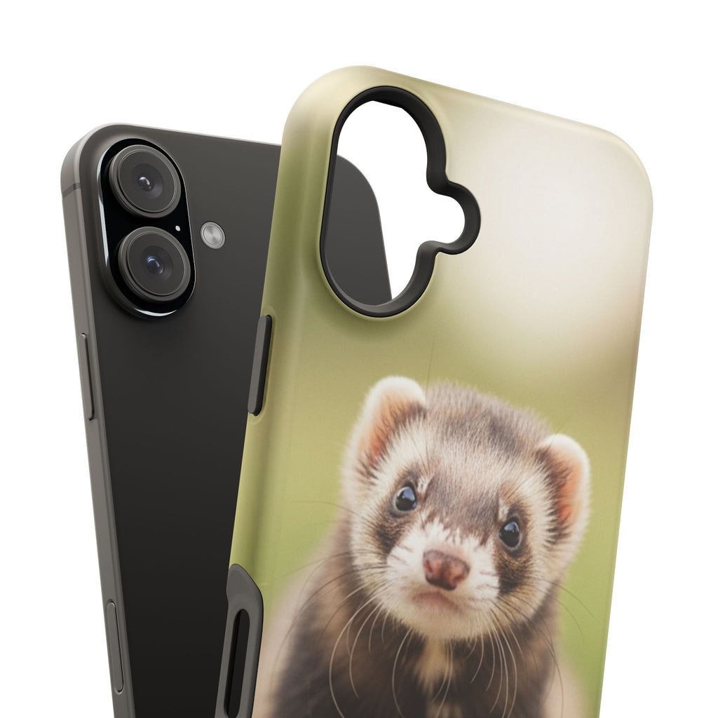 Cute Ferret Portrait Phone Case