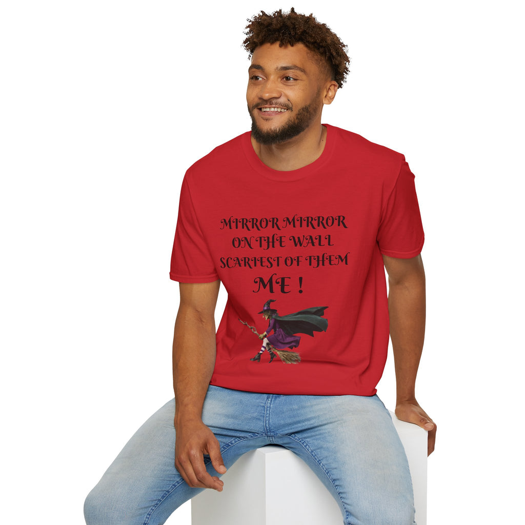 Mirror Mirror on the Wall Witch Illustration T-Shirt