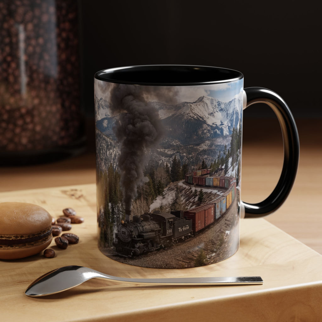 Accent Coffee Mug (11, 15oz)/Steam Train
