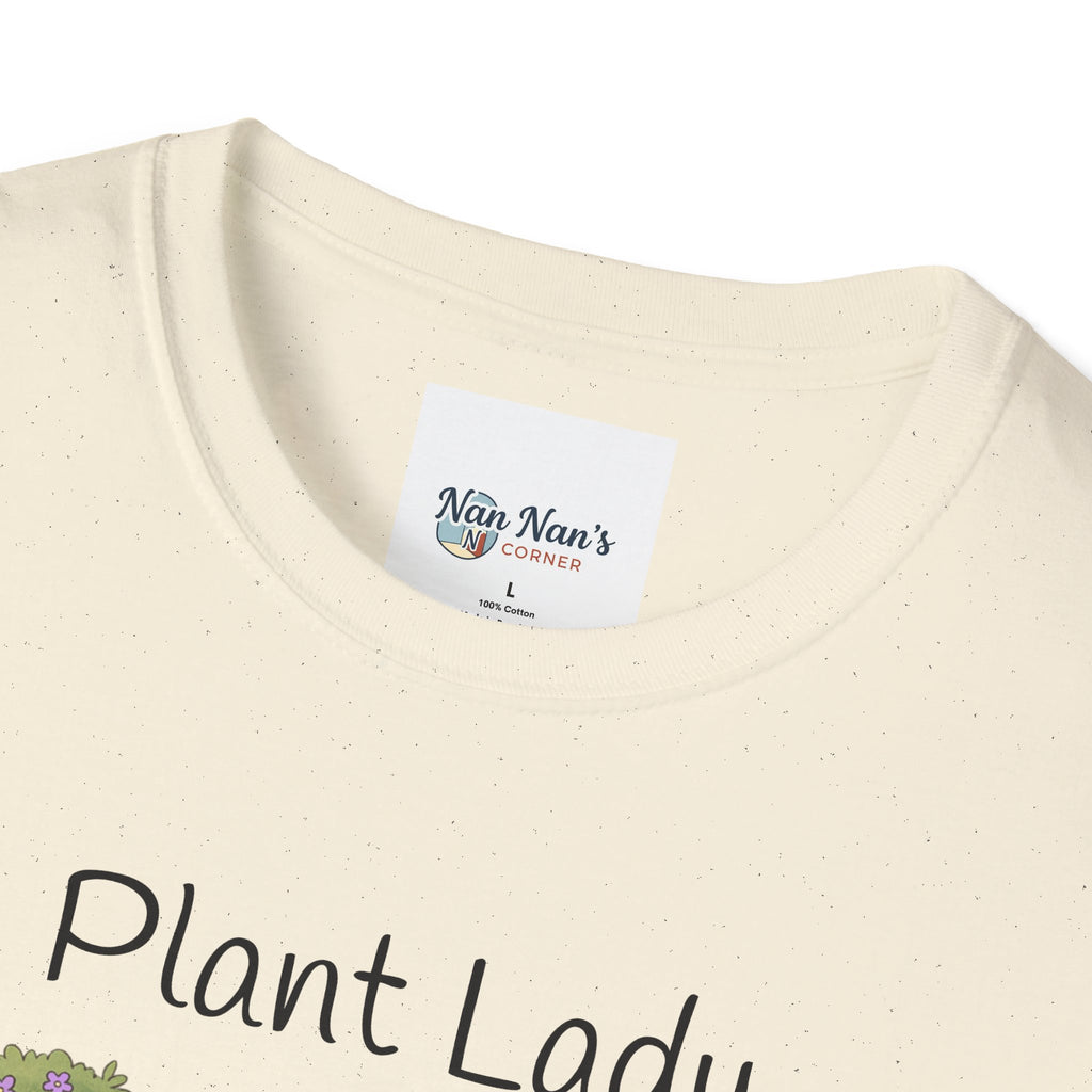 Plant Lady Gardening Unisex Graphic T-Shirt – Funny Plant Mom Cotton Tee