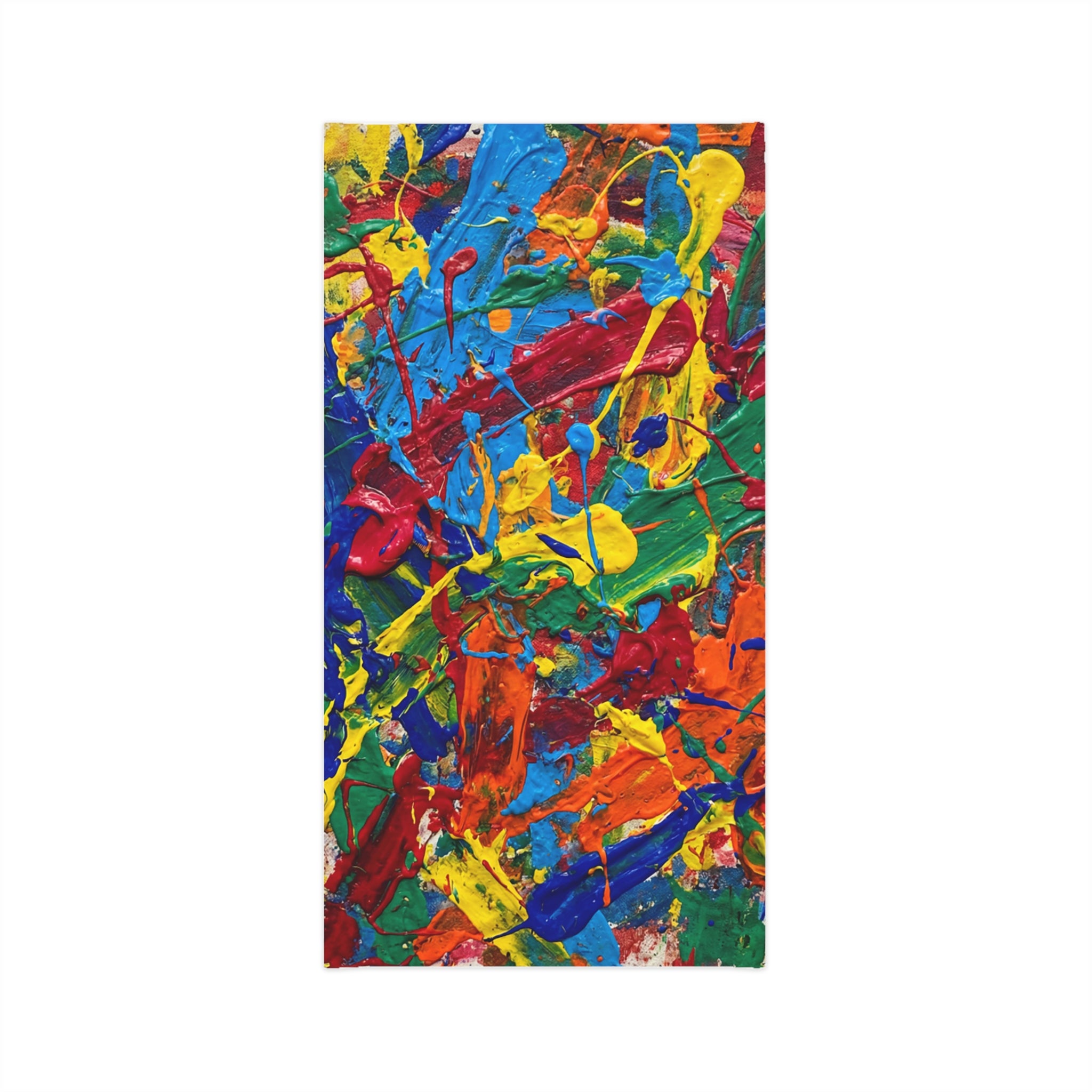 Abstract Color Splash Neck Gaiter | Paint Splatter Art