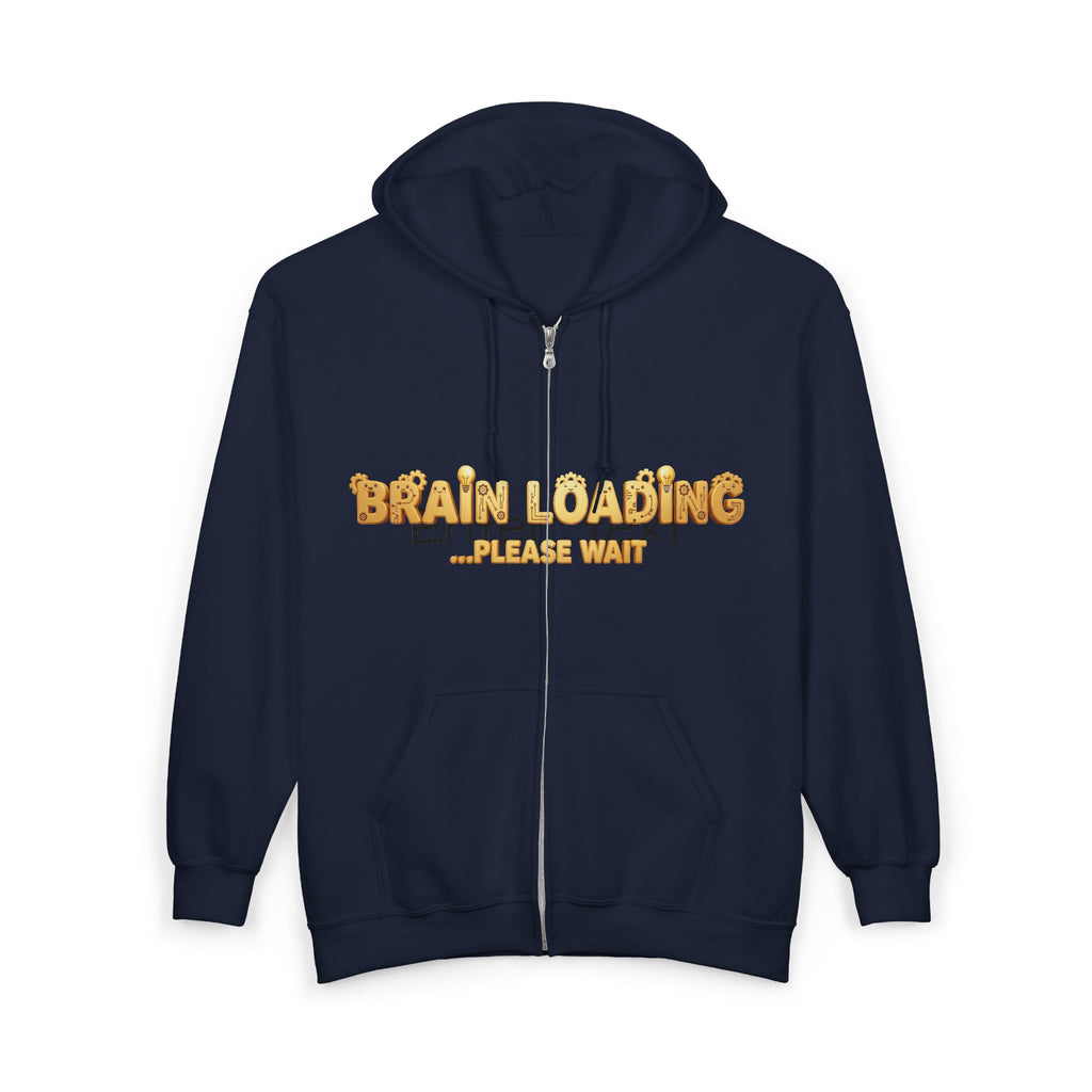 Loading Brain Full Zip Hooded Sweatshirt