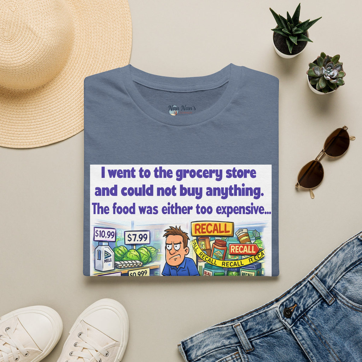 Grocery Prices Unisex Graphic T-Shirt – Funny Soft Style Cotton Tee