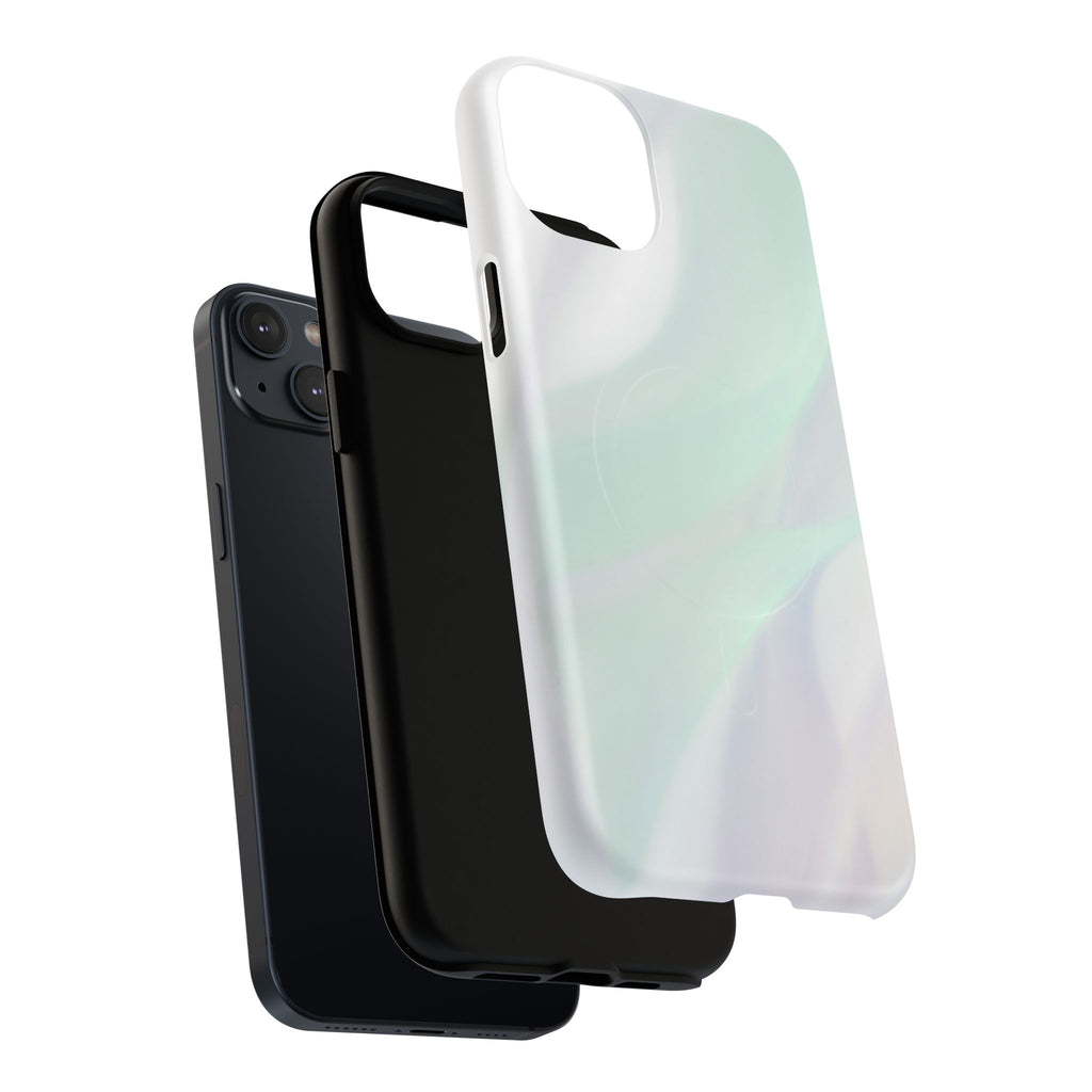 Abstract / Aurora Green Tough Phone Case