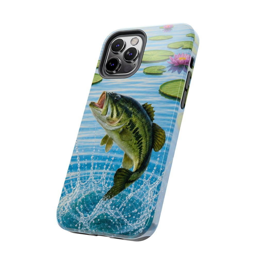 Largemouth Bass Jumping Phone Case | Tough Phone Case