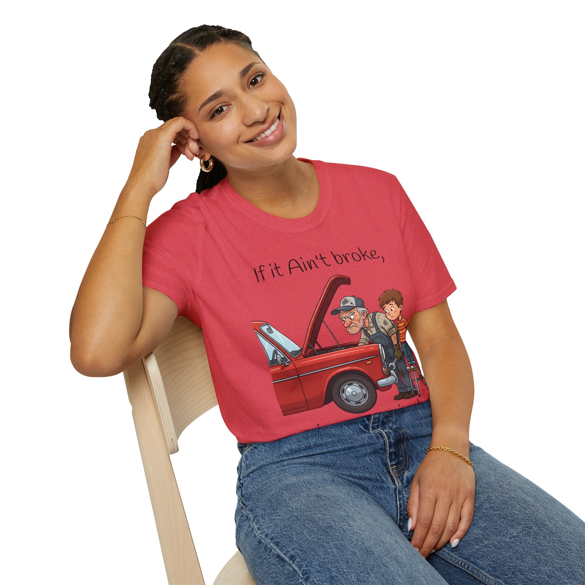 Funny Mechanic Grampa t-shirt/ Vintage Car Repair