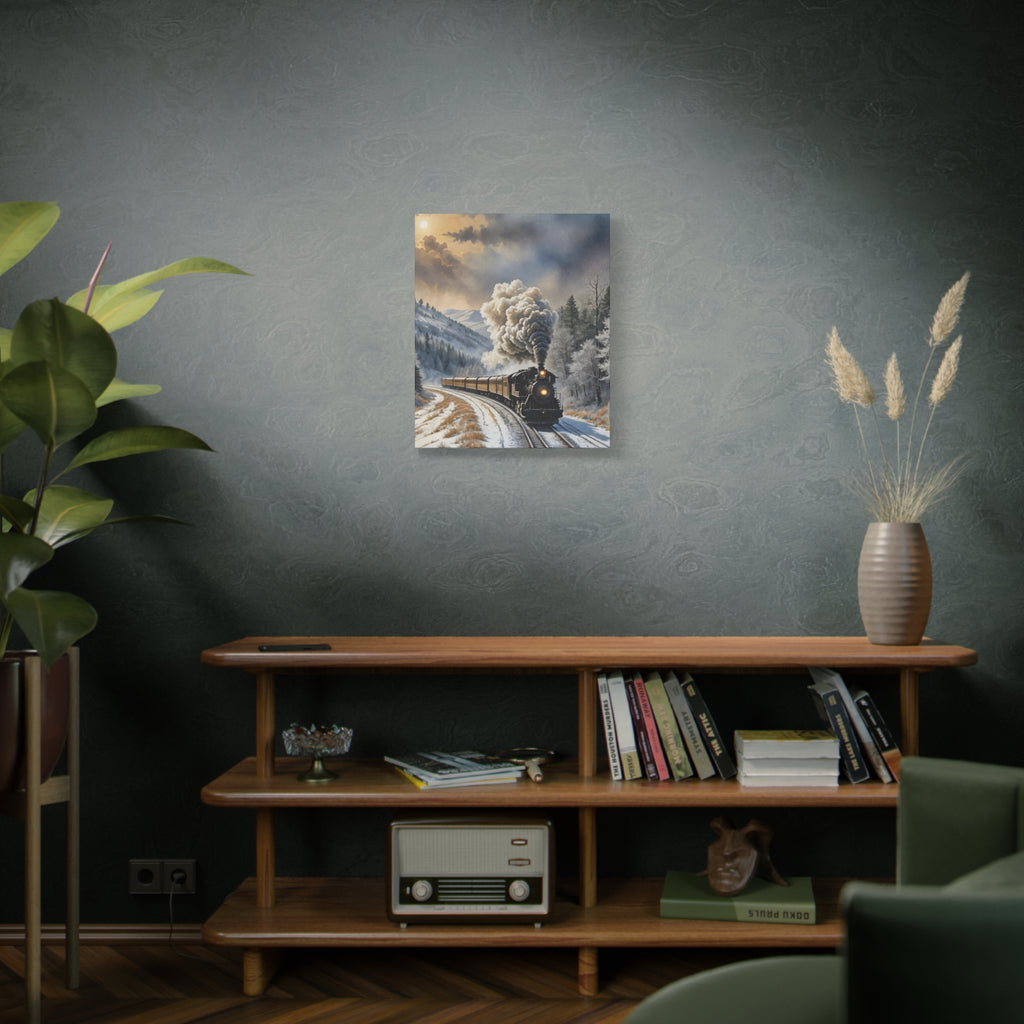 Matte Canvas, Steam Train  Stretched, 1.25"