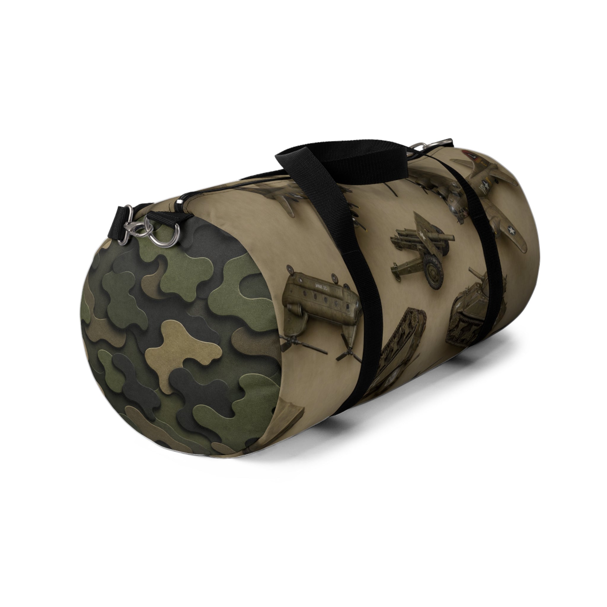 Vintage Tools Pattern Duffel Bag — Retro Carpenter Travel & Gym Bag