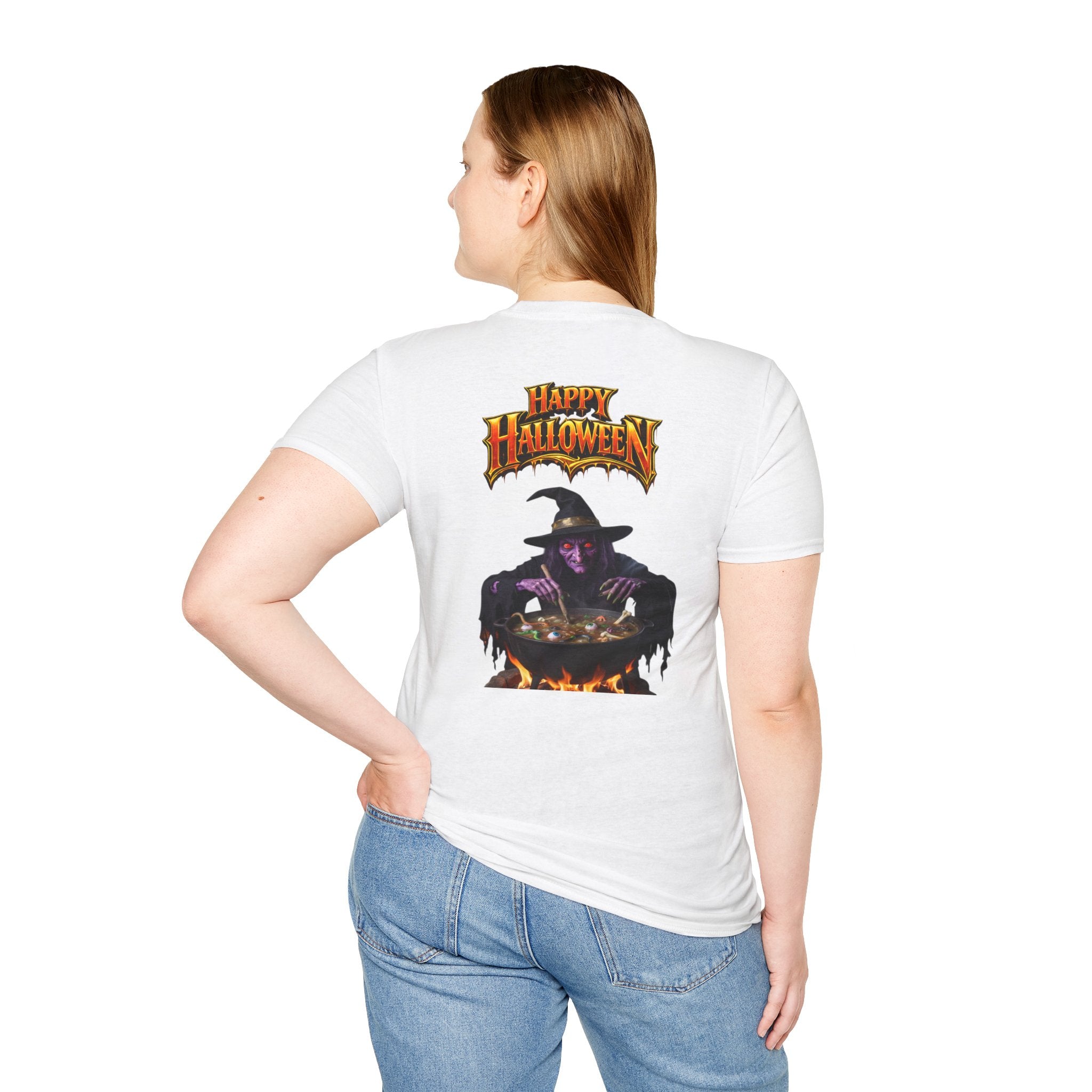 Mirror Mirror on the Wall Witch Illustration T-Shirt