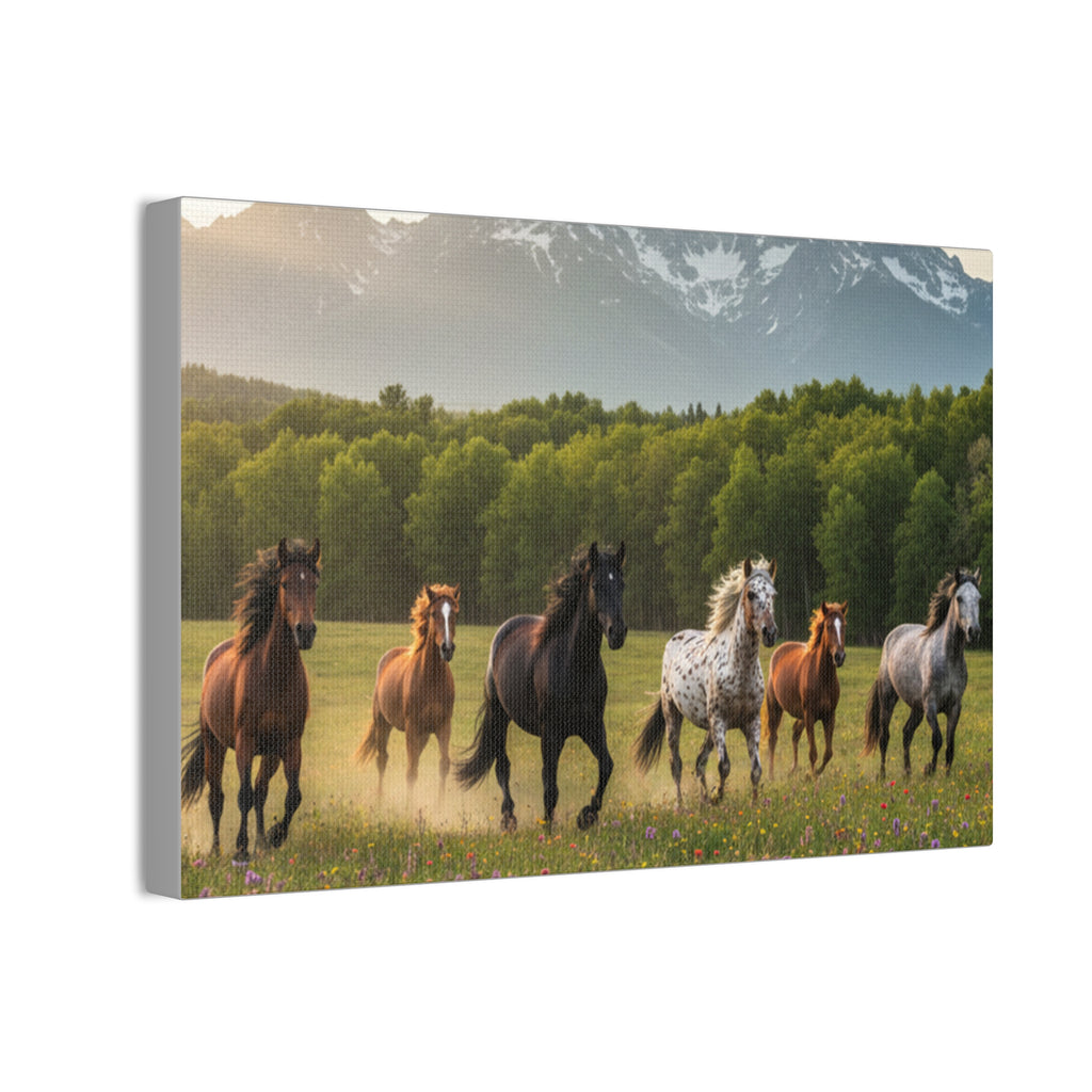 Wild Horses/Canvas Stretched, 0.75"