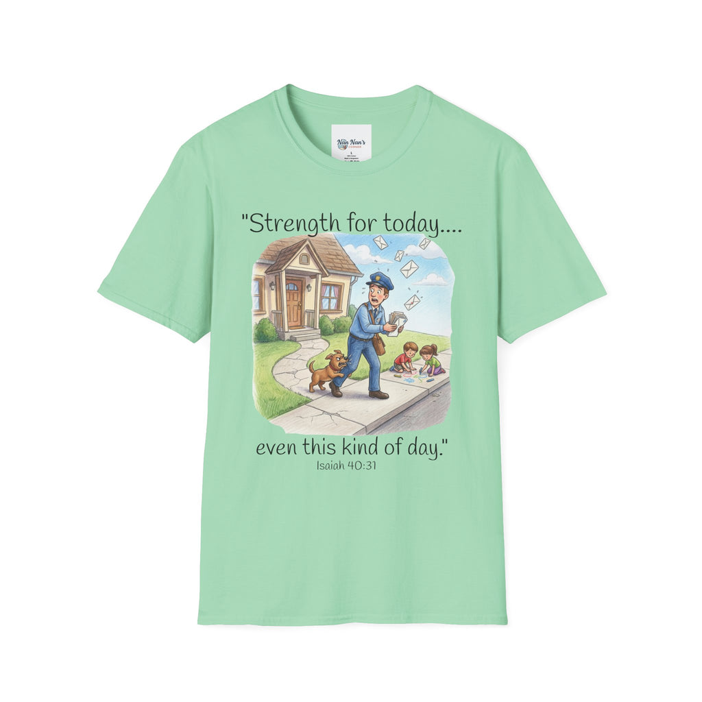 T-Shirt Postal Mail Carrier / Vintage Mailman Illustration Tee