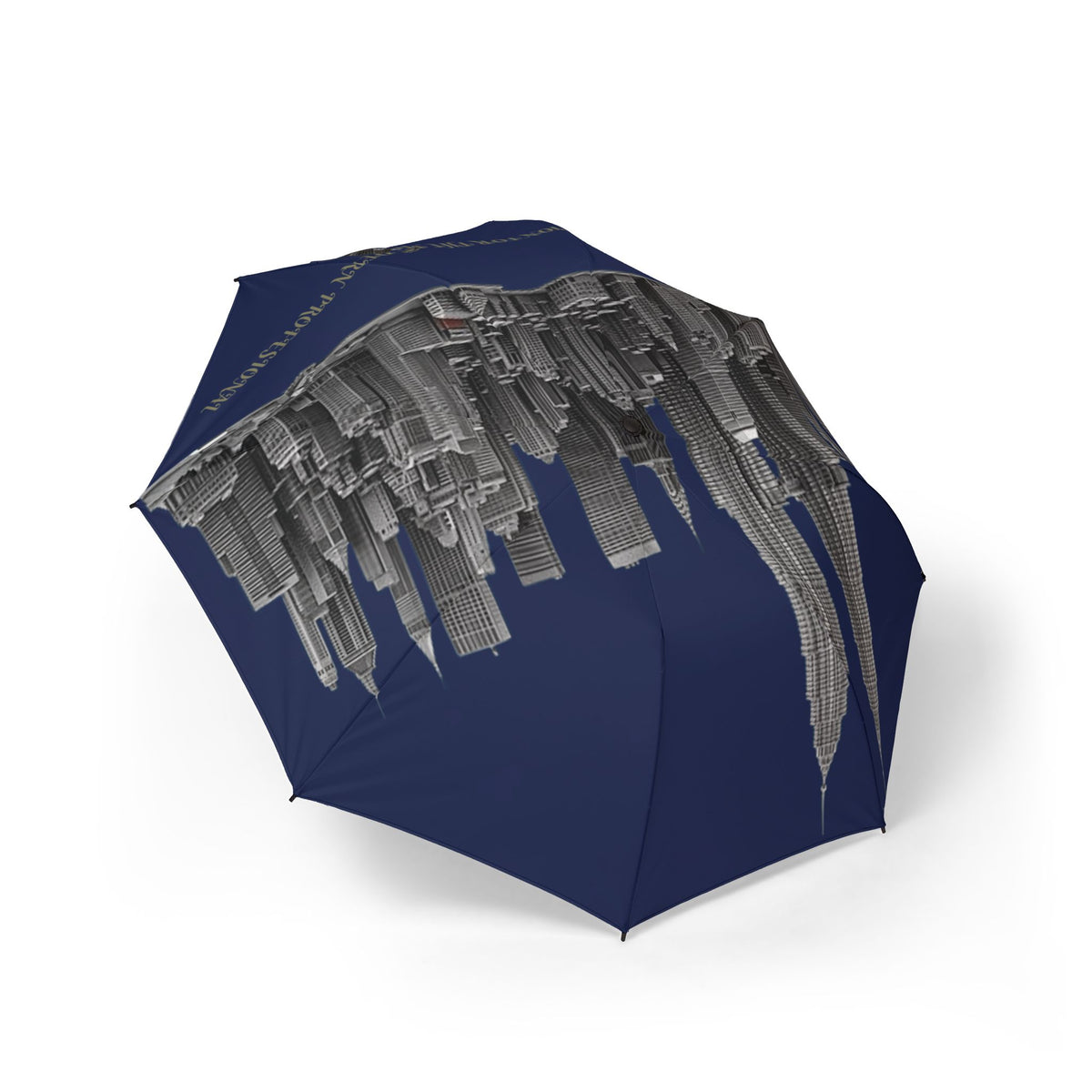 City Skyline Foldable Umbrella | Urban Cityscape Design