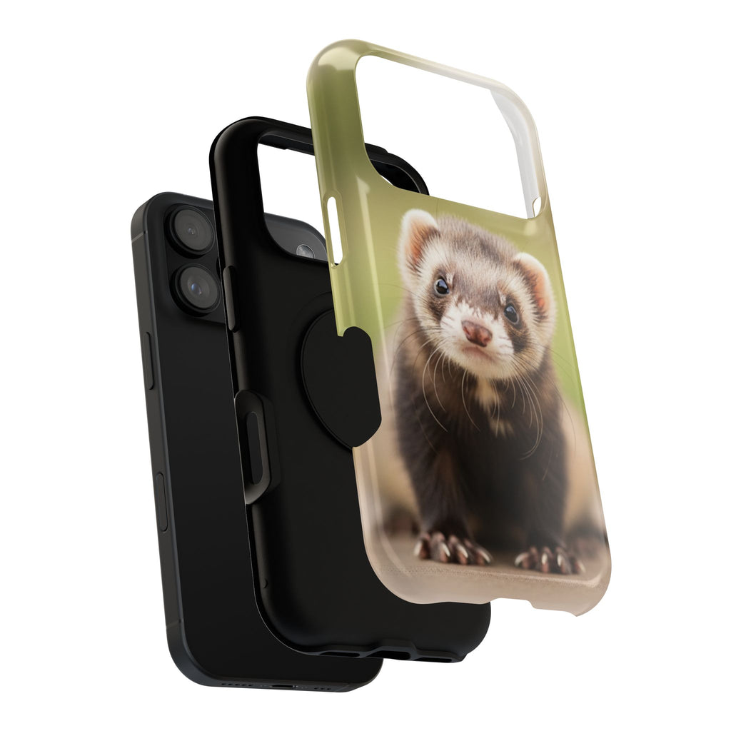 Cute Ferret Portrait Phone Case