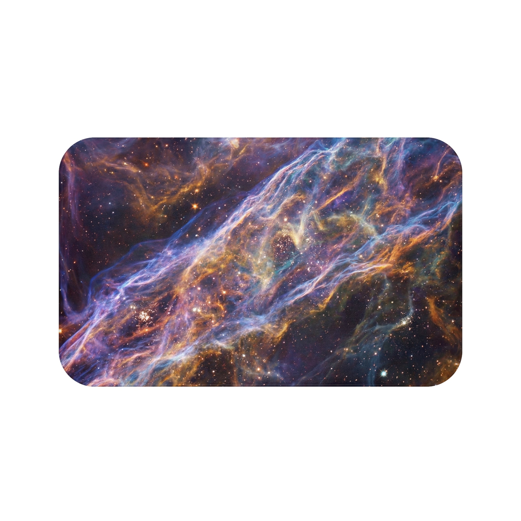 Cosmic Nebula Bath Mat / Galaxy Space Bathroom Decor