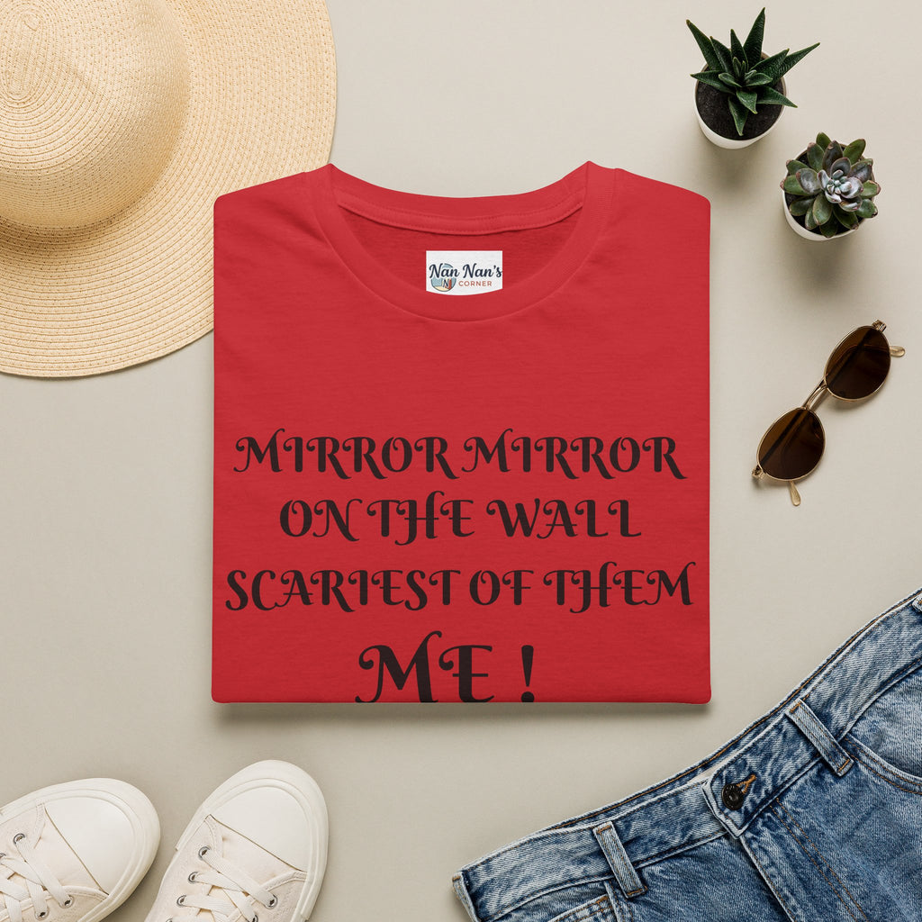 Mirror Mirror on the Wall Witch Illustration T-Shirt