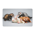 Playful Ferrets Polyester Doormat | Cute Ferret Design, Animal Decor