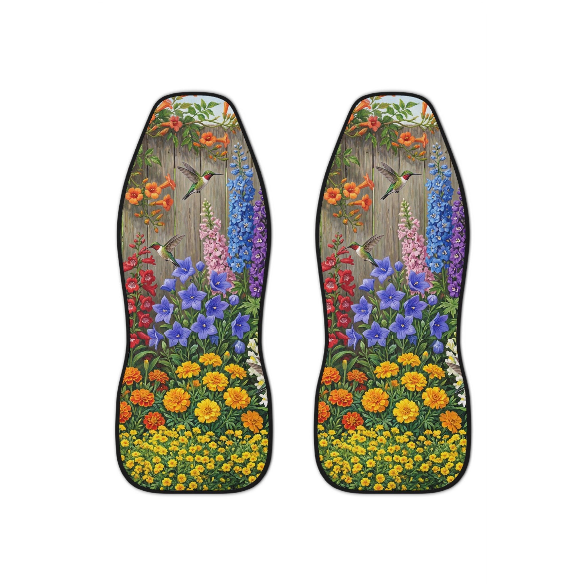 Car Seat Covers /Floral Hummingbird Seat Protector