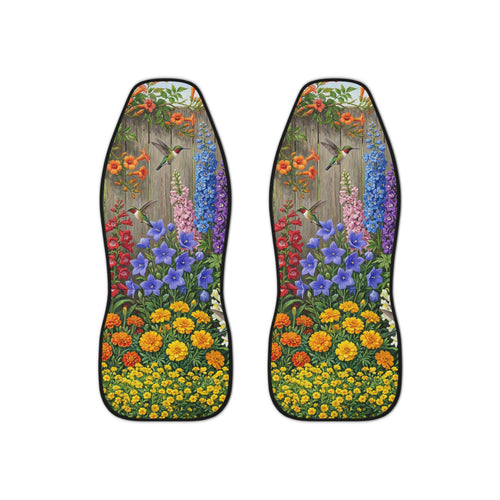 Car Seat Covers /Floral Hummingbird Seat Protector