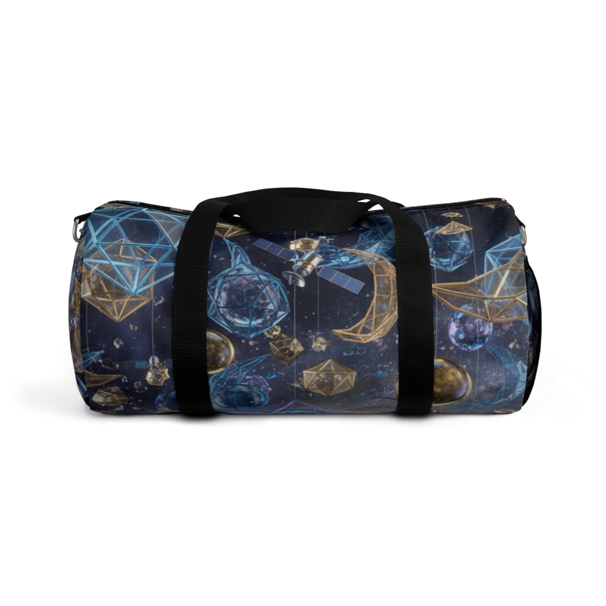 Duffle Bag Celestial Gems/ Moon and Crystal Pattern Travel Bag