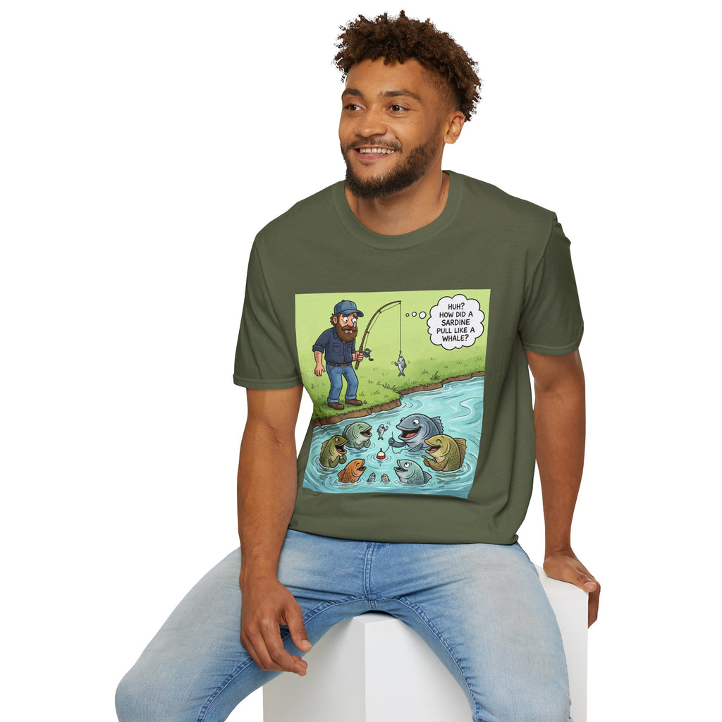 T-Shirt/Fishing Bass Cartoon | Funny Lure, Pond Fish