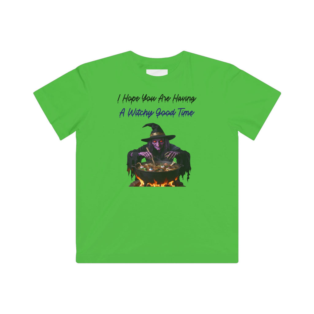 Kids Halloween Witch Tee — "I Hope You Are Having A Witchy Good Time"