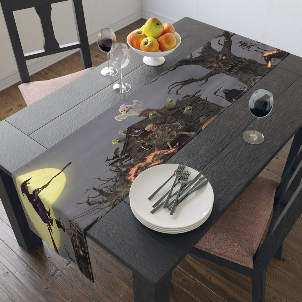 Haunted Halloween/Table Runner (Cotton, Poly)