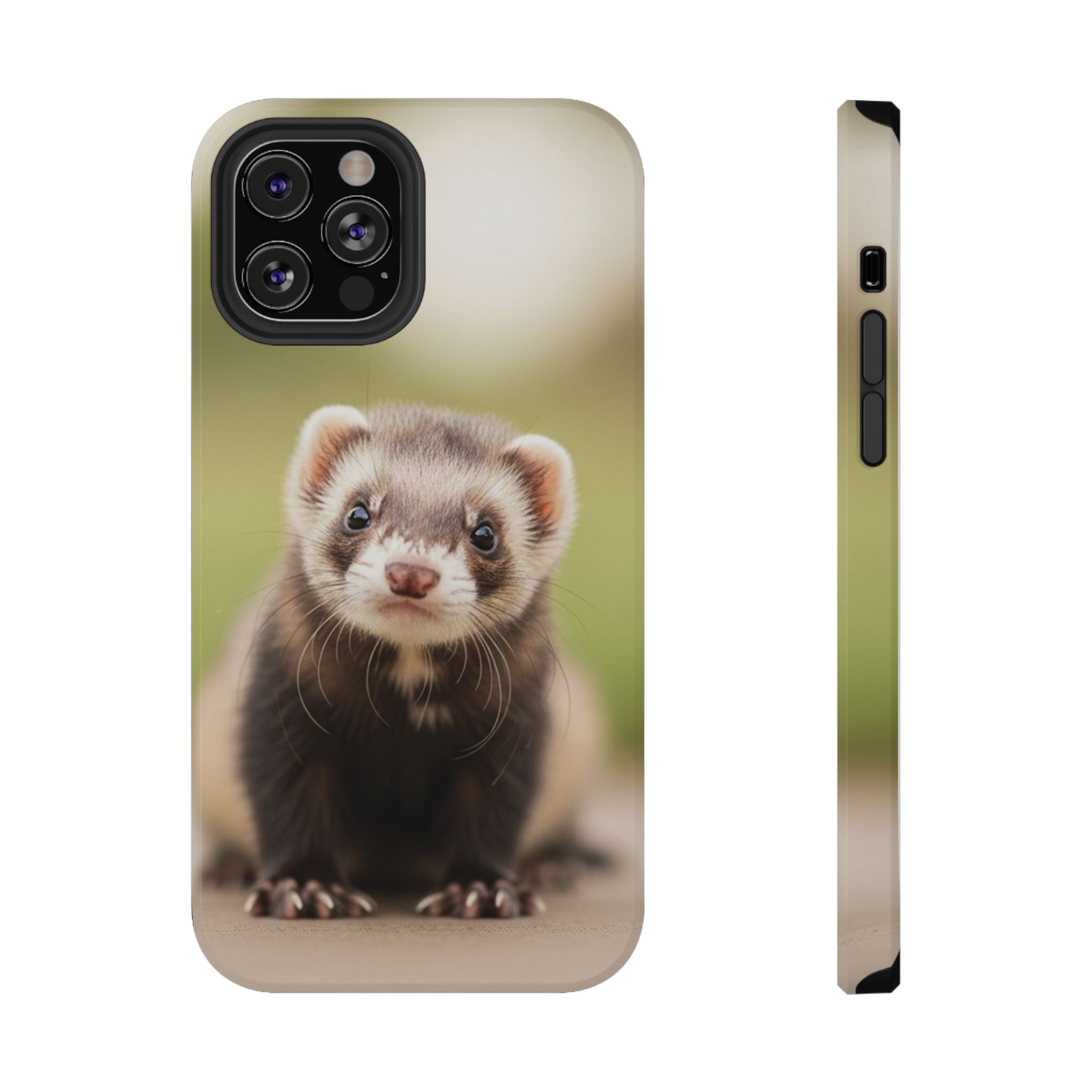 Cute Ferret Portrait Phone Case
