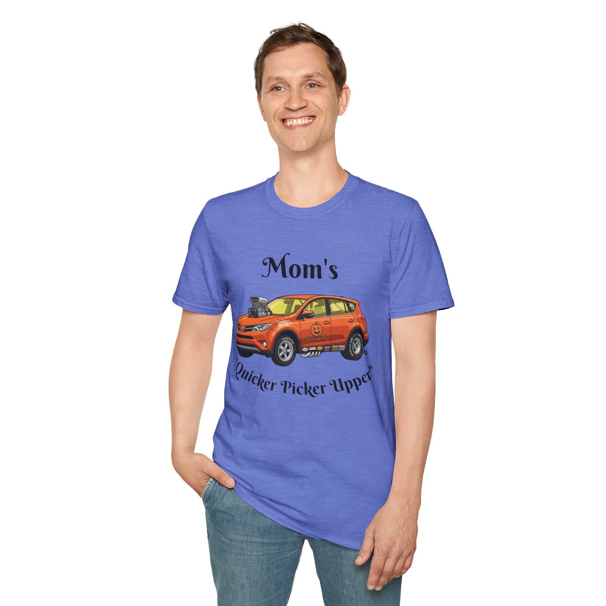 Hot Rod T-Shirt / Orange Hot Rod SUV Graphic