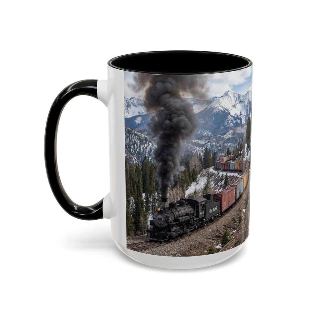 Accent Coffee Mug (11, 15oz)/Steam Train