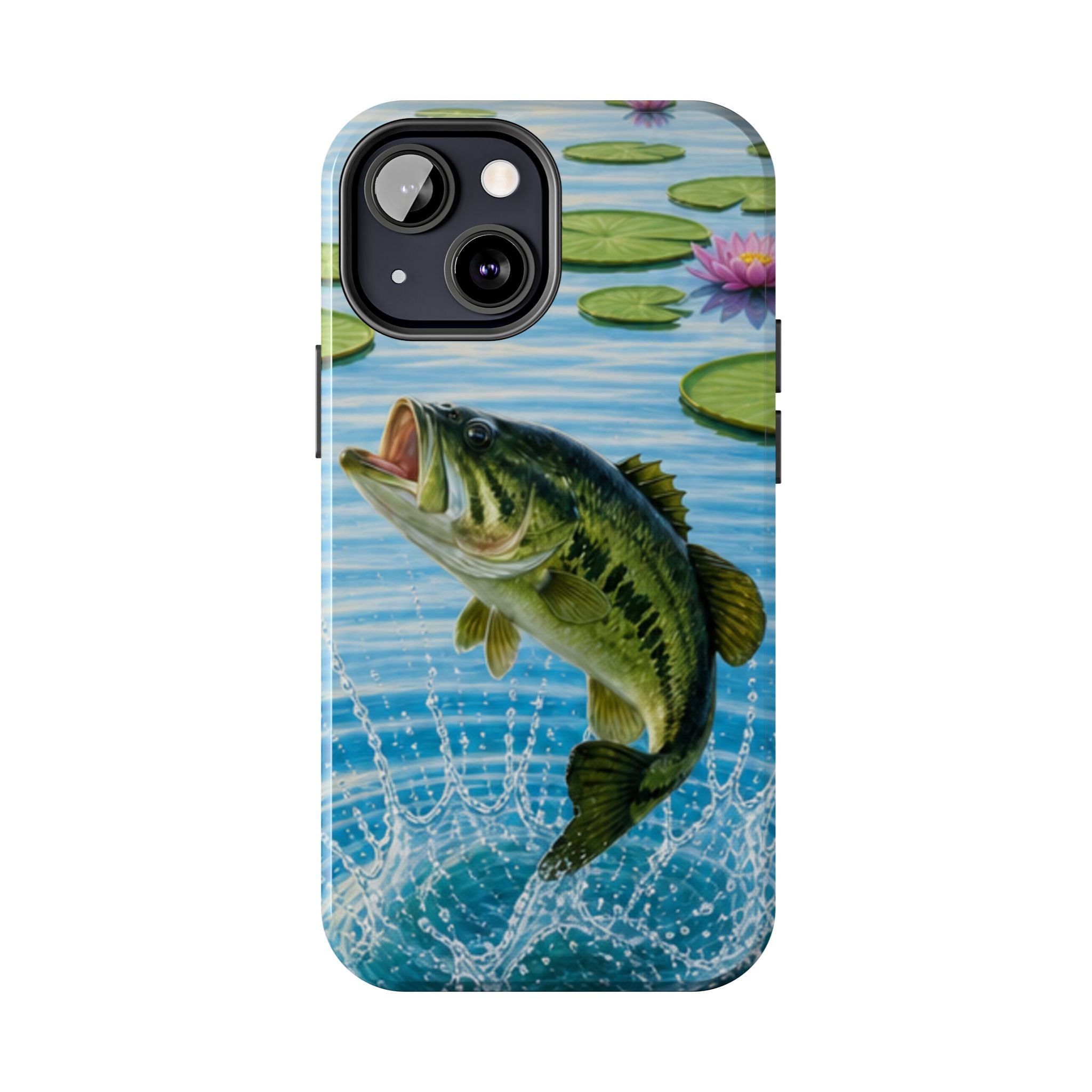 Largemouth Bass Jumping Phone Case | Tough Phone Case