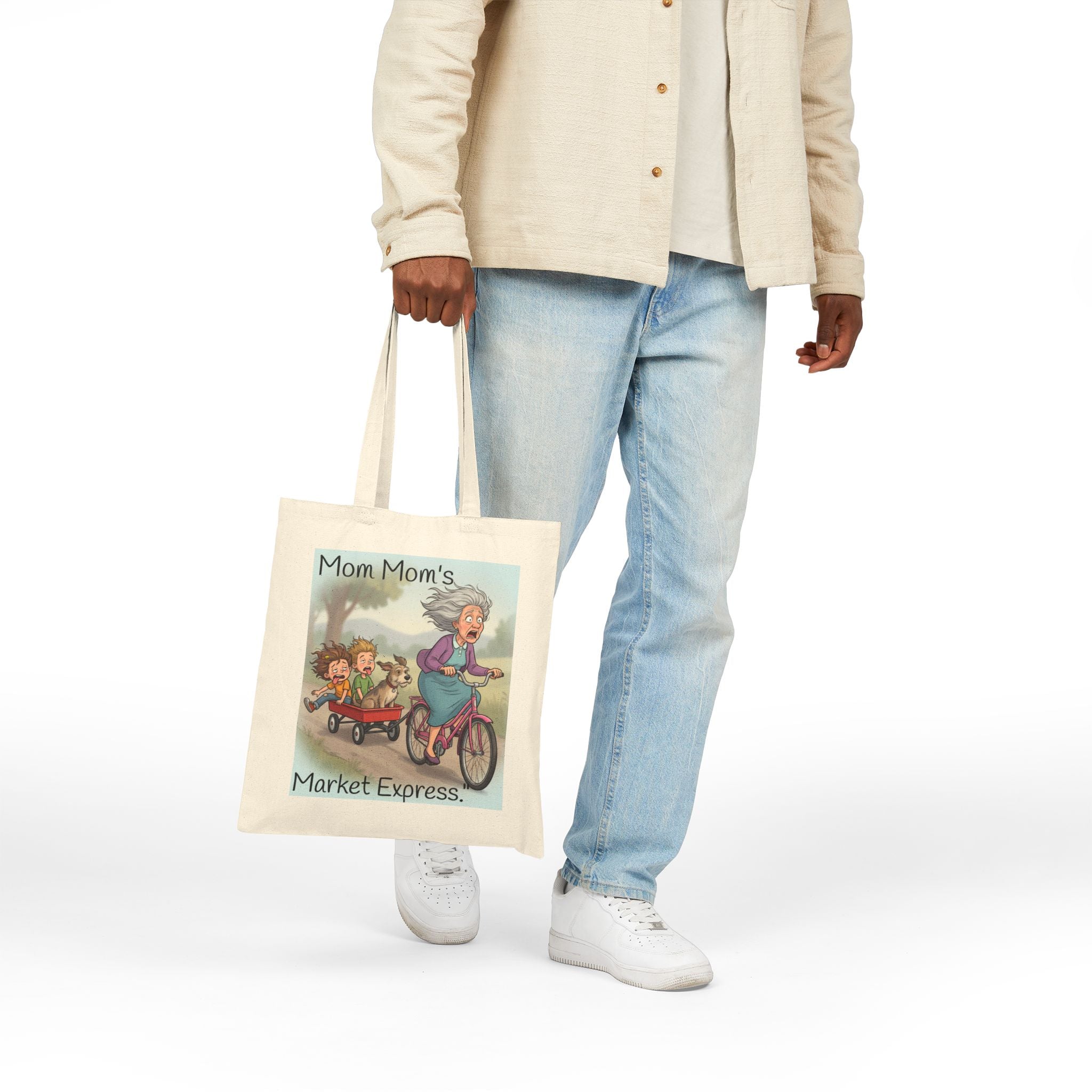 Tote Bag / "Mom Mom's Market Express" Funny Grandma Grocery Tote