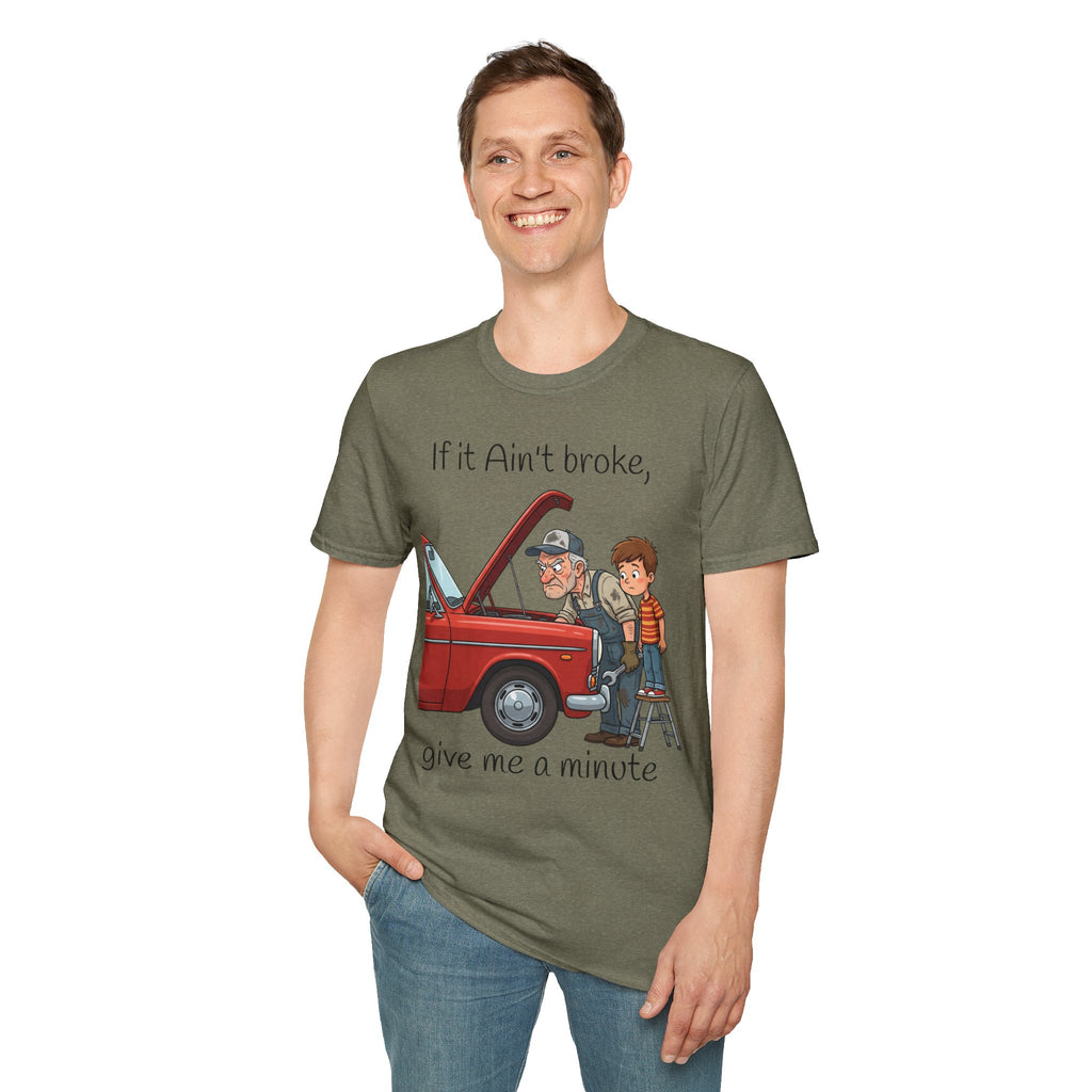 Funny Mechanic Grampa t-shirt/ Vintage Car Repair