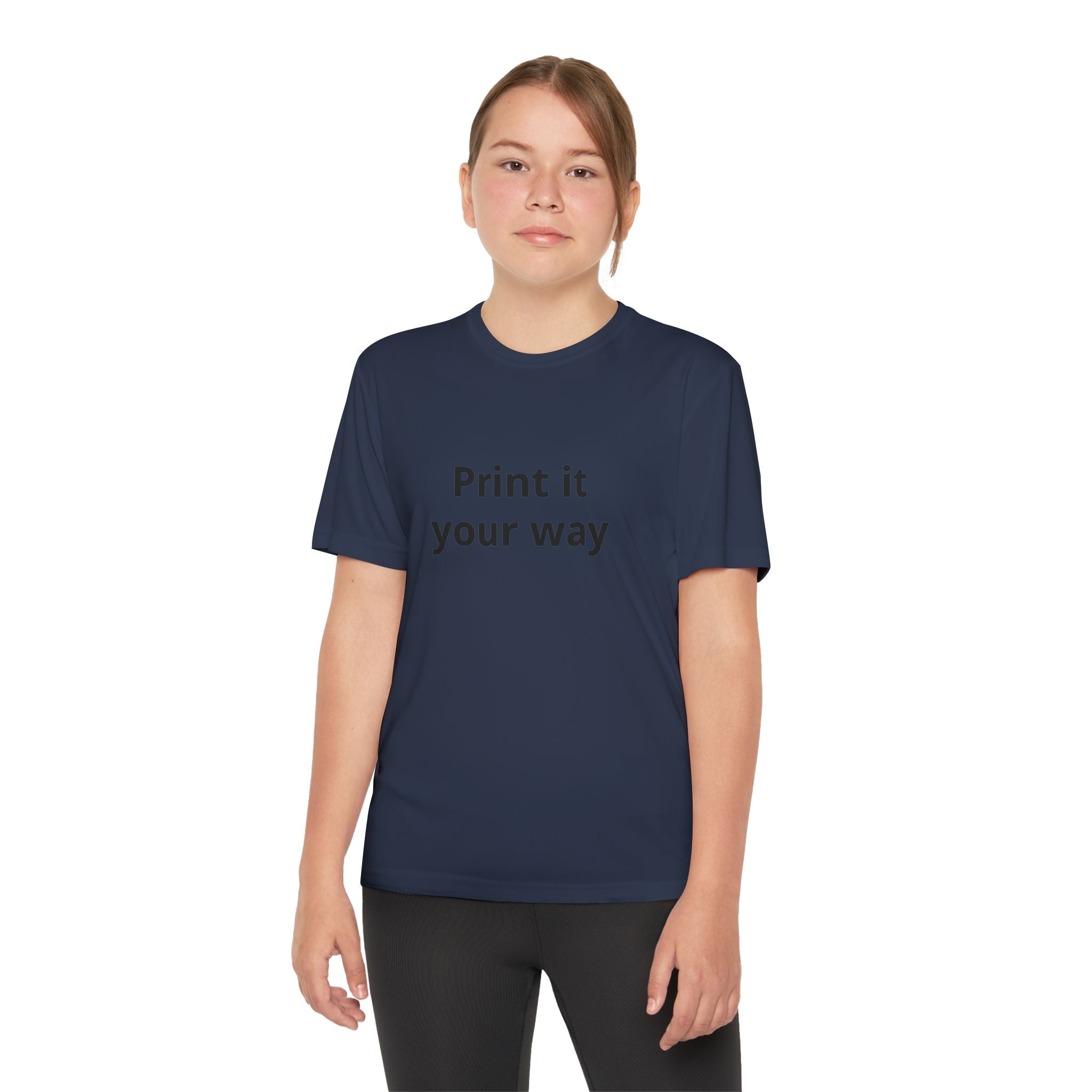 Print it your way Tee | Customizable Youth T-Shirt, Plain White Kids Tee
