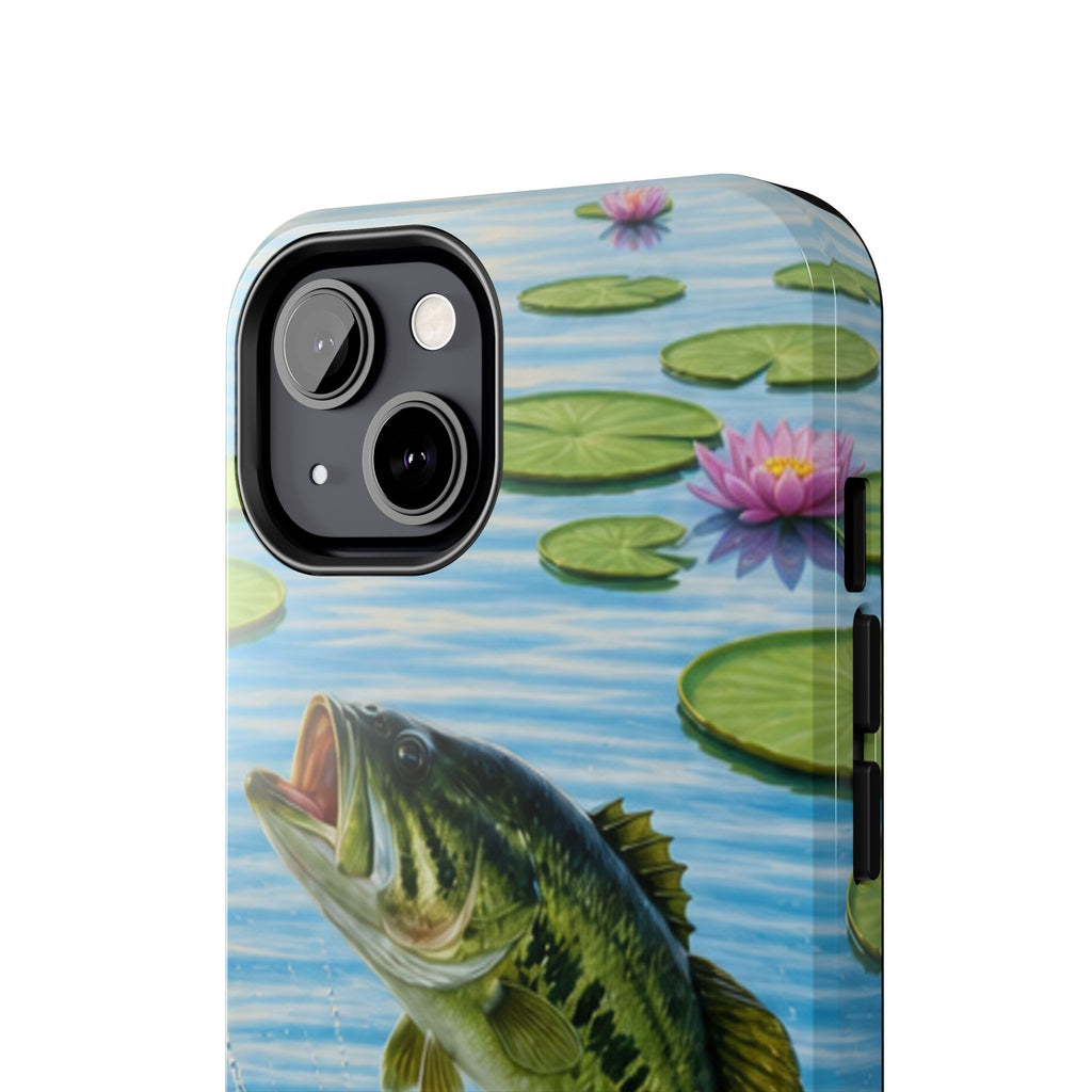 Largemouth Bass Jumping Phone Case | Tough Phone Case
