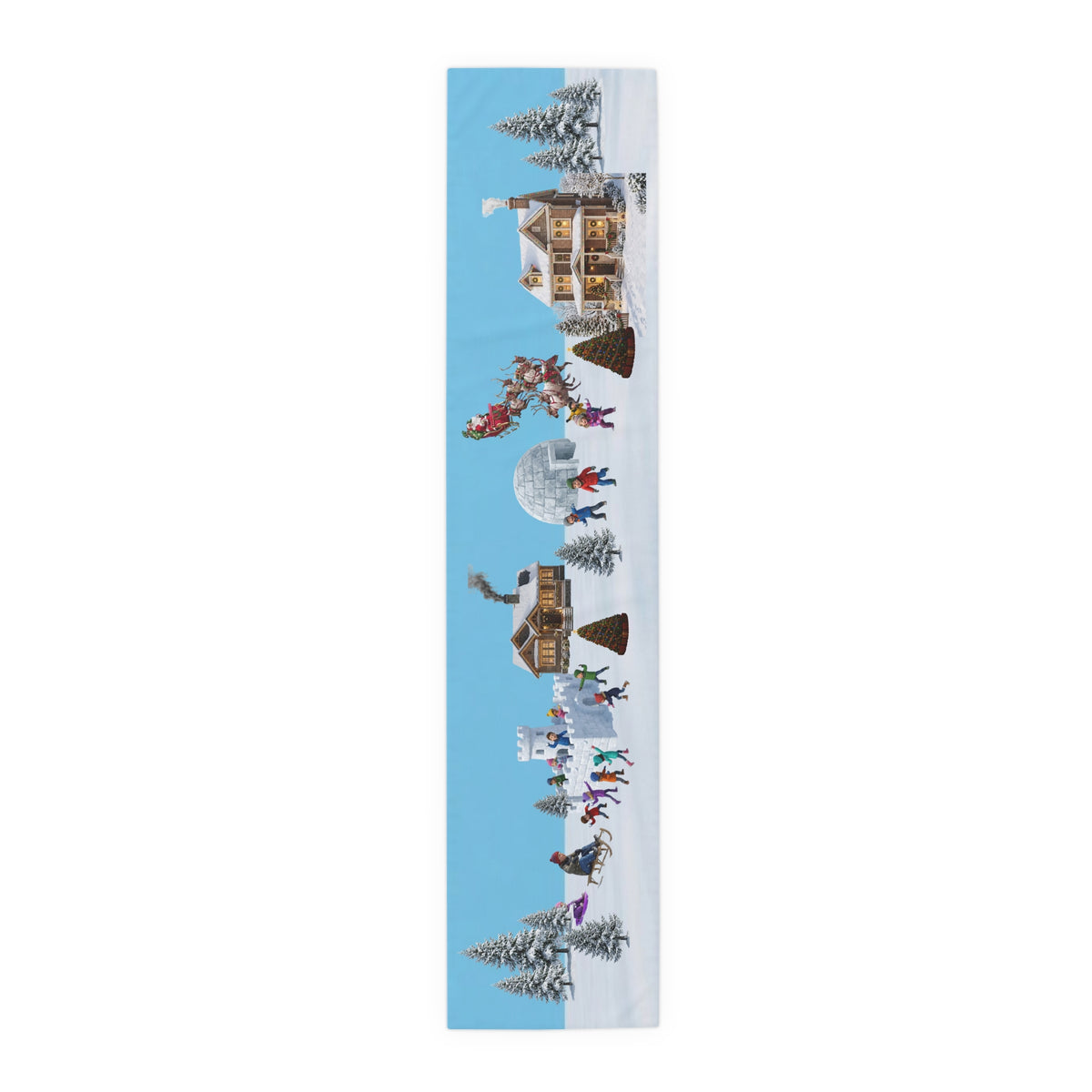 Winter Wonderland Table Runner | Holiday Table Decor