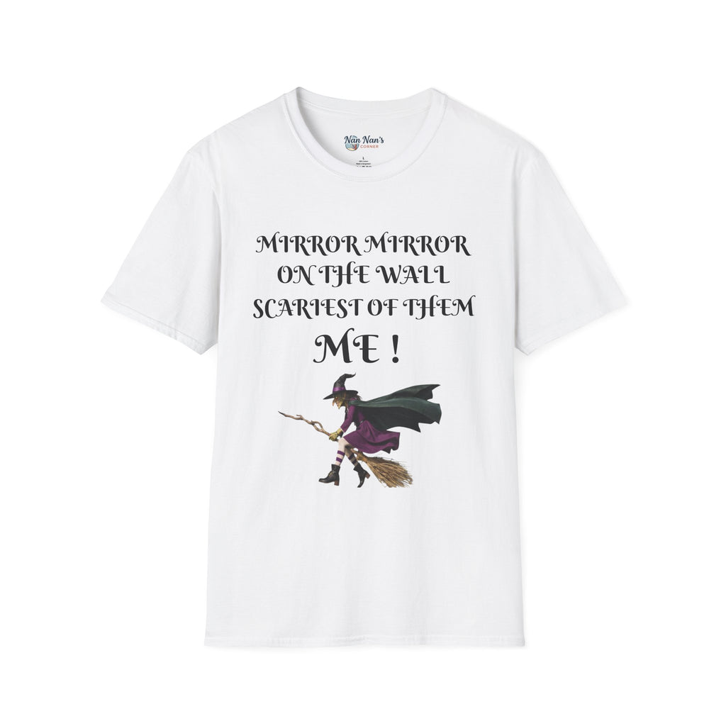 Mirror Mirror on the Wall Witch Illustration T-Shirt