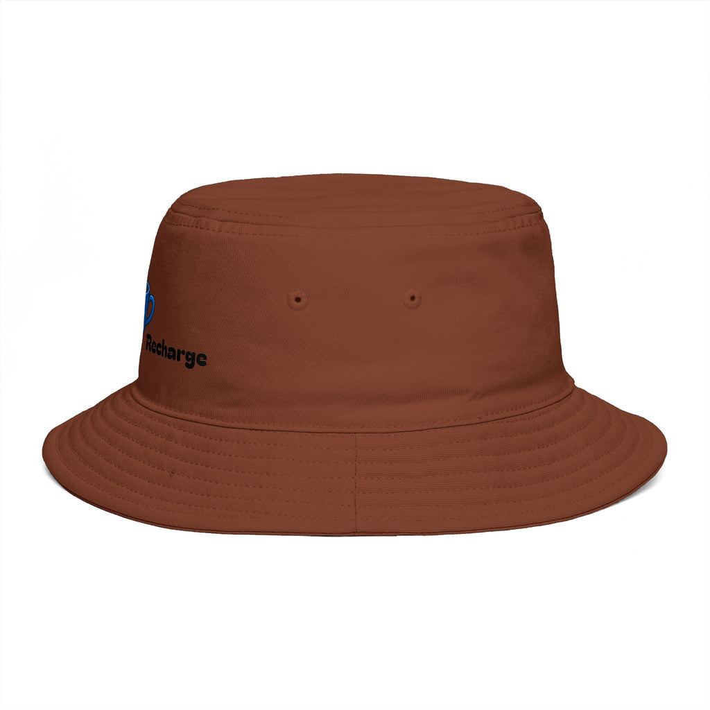 Morning Recharge Coffee Cup Bucket Hat | Steaming Coffee Graphic