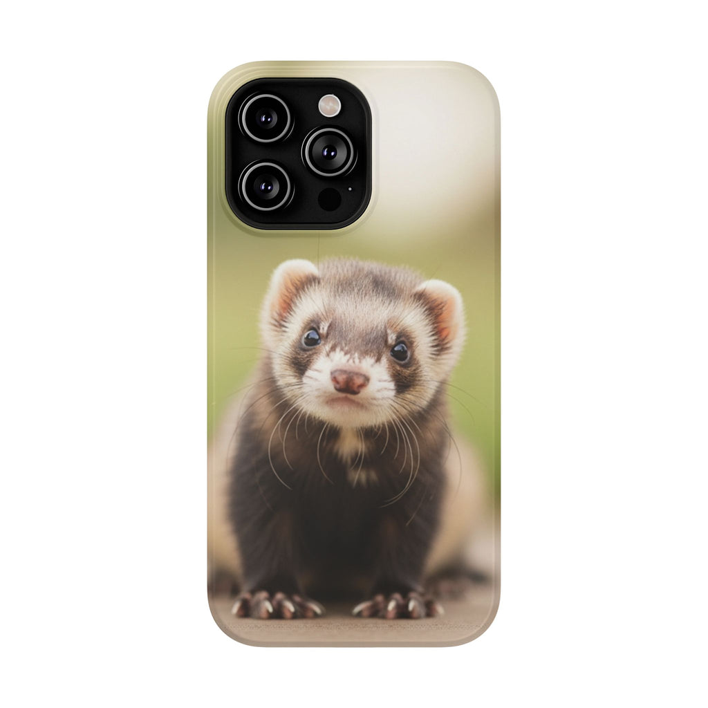Cute Ferret Portrait Phone Case