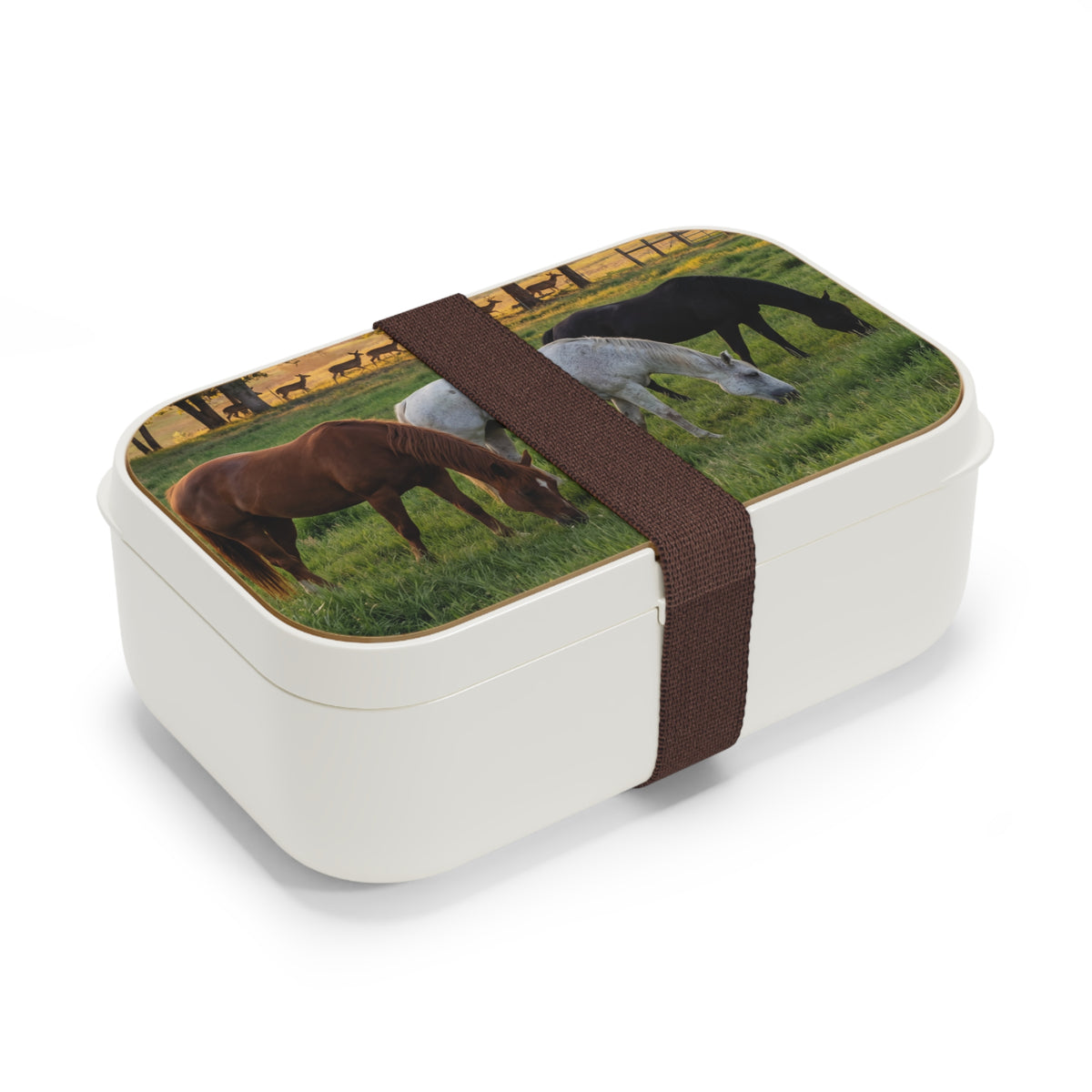 Horse Print Bento Lunch Box